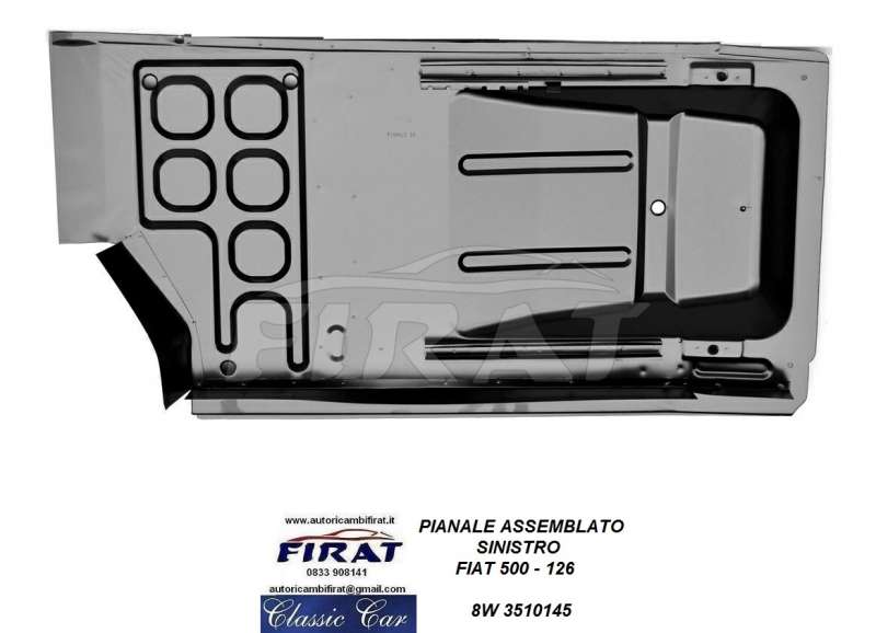 PIANALE FIAT 126 - 500 F-L-R SX